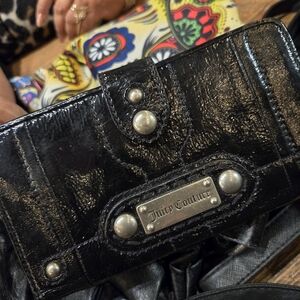 Juicy Couture Shiny Black Wallet
